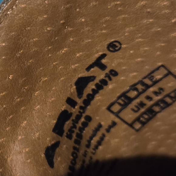 New $209 Ariat Chimayo Roughout Brown Suede Ankle Boots Aztec Hazel Dixon 7.5 - Picture 6 of 12